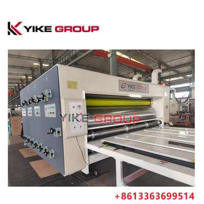 Impressora de alimentação por cadeia de 1600x3000mm Slotter Die Cutter Machine Caixa de cartão fabricada pelo YIKE GROUP