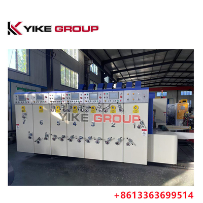 Velocidade de projeto 150pcs/MinYK-1425 Impressão automática Flexo Corte a dado Com Máquina de facas Slotting