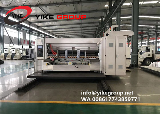CE automático de Slotter Diecutter Machine da impressora de Flexo da alta velocidade do GRUPO de YIKE certificado