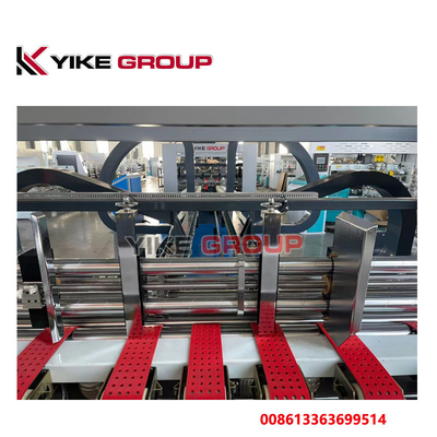 Venda a quente YIKE GROUP 1400x2800mm Caixa de cartão corrugada Máquina de colagem de pasta automática