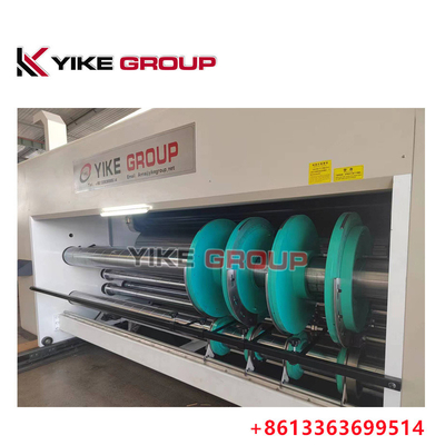 Impressora de alimentação por cadeia de 1600x3000mm Slotter Die Cutter Machine Caixa de cartão fabricada pelo YIKE GROUP