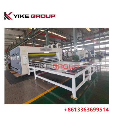 Impressora de alimentação por cadeia de 1600x3000mm Slotter Die Cutter Machine Caixa de cartão fabricada pelo YIKE GROUP