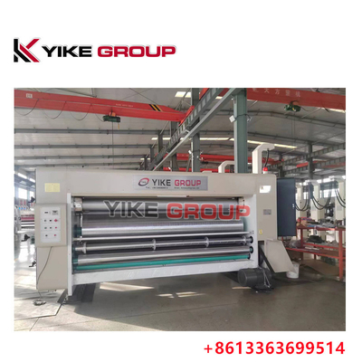 Impressora de alimentação por cadeia de 1600x3000mm Slotter Die Cutter Machine Caixa de cartão fabricada pelo YIKE GROUP