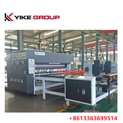 YK-1424 Chain Feeder 2 Color Flexo Impressora Máquina de Fabricação de Caixa Corrugada