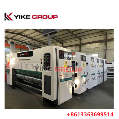 YIKE GROUP 1200X2400MM Flexo Printer Slotter Machine para Fabricação de Caixas de Cartão