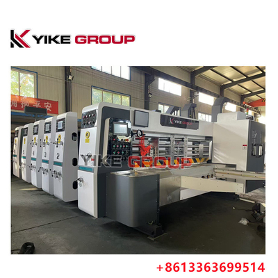 YIKE GROUP 1200X2400MM Flexo Printer Slotter Machine para Fabricação de Caixas de Cartão