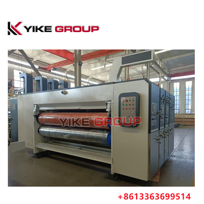 PCes da máquina 150 de Slotter da impressora de 900x2200mm Flexo/minuto para a impressão da caixa da caixa