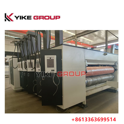 PCes da máquina 150 de Slotter da impressora de 900x2200mm Flexo/minuto para a impressão da caixa da caixa