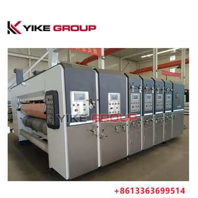 PCes da máquina 150 de Slotter da impressora de 900x2200mm Flexo/minuto para a impressão da caixa da caixa
