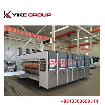 PCes da máquina 150 de Slotter da impressora de 900x2200mm Flexo/minuto para a impressão da caixa da caixa