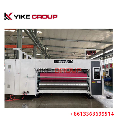 YIKE GROUP alimentador de borda de chumbo 1200X2400MM 4 cores Flexo Impressão Slotting Die Cutting Machine