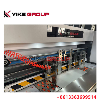 Max Impressão tamanho 1450X2500 Automático de chumbo de borda Flexo 3 Color Slotter Diecutter Machine