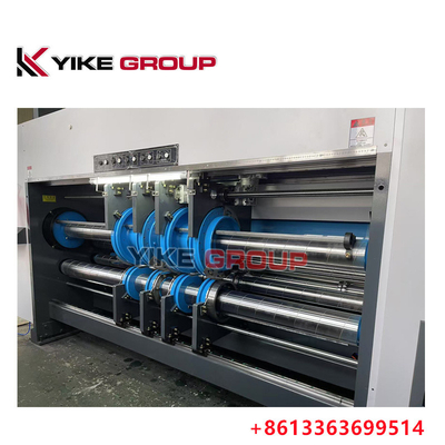Max Impressão tamanho 1450X2500 Automático de chumbo de borda Flexo 3 Color Slotter Diecutter Machine