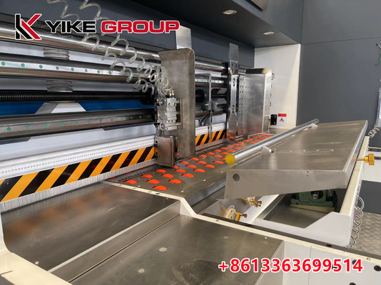Velocidade de projeto 150pcs/MinYK-1425 Impressão automática Flexo Corte a dado Com Máquina de facas Slotting